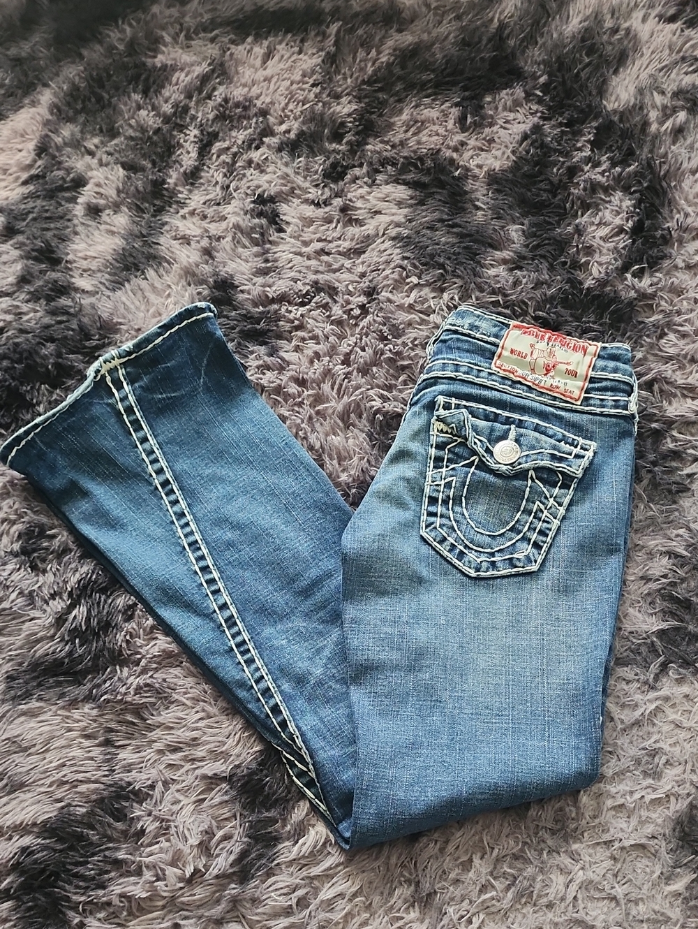 True Religion Joey Super T Twisted Seam Jeans 28X30